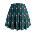 Summer palms pattern Mini Flare Skirt View2