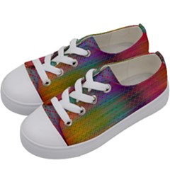 Colorful Sheet Kids  Low Top Canvas Sneakers by LoolyElzayat