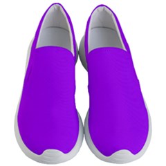 Light Purple Dots Pattern Women s Lightweight Slip Ons by LoolyElzayat