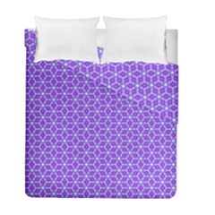 Lavender Tiles Duvet Cover Double Side (full/ Double Size) by jumpercat