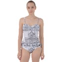 Line Art Architecture Church Italy Sweetheart Tankini Set View1