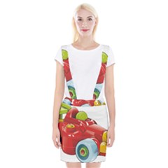 Car Vehicle Racing Car Formula Braces Suspender Skirt by Sapixe