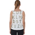 Letters Gold Classic Alphabet Velvet Tank Top View2