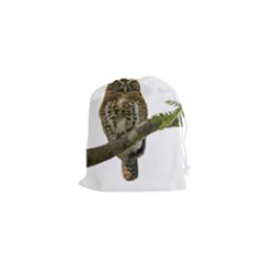 Owl Bird Drawstring Pouches (xs)  by Sapixe