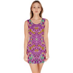 Fantasy Flower Festoon Garland Of Calm Bodycon Dress by pepitasart