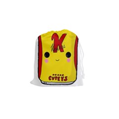 Kawaii Cute Tennants Lager Can Drawstring Pouches (small)  by CuteKawaii1982