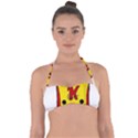 Kawaii cute Tennants Lager Can Halter Bandeau Bikini Top View1