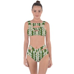 Fantasy Jasmine Paradise Bloom Bandaged Up Bikini Set  by pepitasart