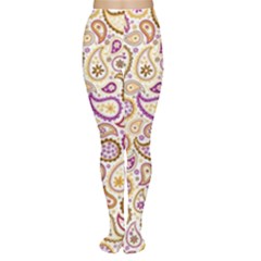 Damascus Image Purple Background Women s Tights by flipstylezfashionsLLC