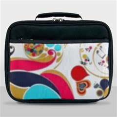 Retro Colorful Colors Splashes Lunch Bag by flipstylezfashionsLLC