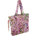 Almond Tree In Bloom Drawstring Tote Bag View2