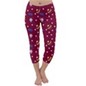 Cakes And Sundaes Red Capri Winter Leggings  View1