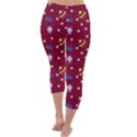 Cakes And Sundaes Red Capri Winter Leggings  View4