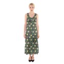 Green Milk Hearts Sleeveless Maxi Dress View1