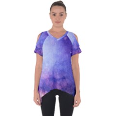 Galaxy Cut Out Side Drop Tee by snowwhitegirl