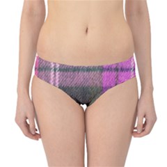 Pink Plaid Flannel Hipster Bikini Bottoms by snowwhitegirl