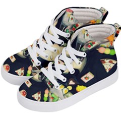 Food Kid s Hi-top Skate Sneakers by snowwhitegirl