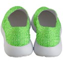 Knitted Wool Neon Green Women s Lightweight Slip Ons View4