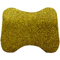 Gold  Glitter Head Support Cushion by snowwhitegirl