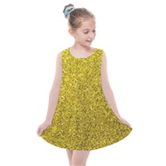 Gold  Glitter Kids  Summer Dress by snowwhitegirl