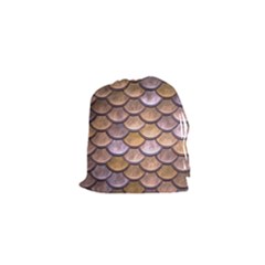 Copper Mermaid Scale Drawstring Pouch (xs) by snowwhitegirl