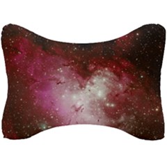 Nebula Red Seat Head Rest Cushion by snowwhitegirl