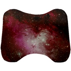 Nebula Red Head Support Cushion by snowwhitegirl