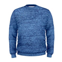 Blue Denim Men s Sweatshirt by snowwhitegirl