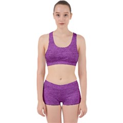 Purple Denim Work It Out Gym Set by snowwhitegirl