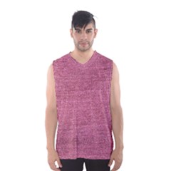 Pink  Denim Men s Basketball Tank Top by snowwhitegirl