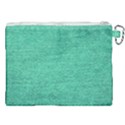 Green Denim Canvas Cosmetic Bag (XXL) View2