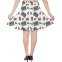 Fast Food White Velvet High Waist Skirt View2