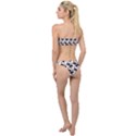 Redhead Girl Pattern Classic Bandeau Bikini Set View2