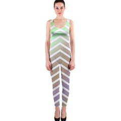 Ombre Zigzag 03 One Piece Catsuit by snowwhitegirl