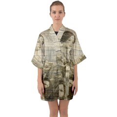 Lady 2523423 1920 Quarter Sleeve Kimono Robe by vintage2030