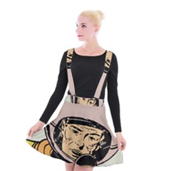 Astronaut Retro Suspender Skater Skirt by vintage2030