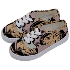 Astronaut Retro Kids  Classic Low Top Sneakers by vintage2030
