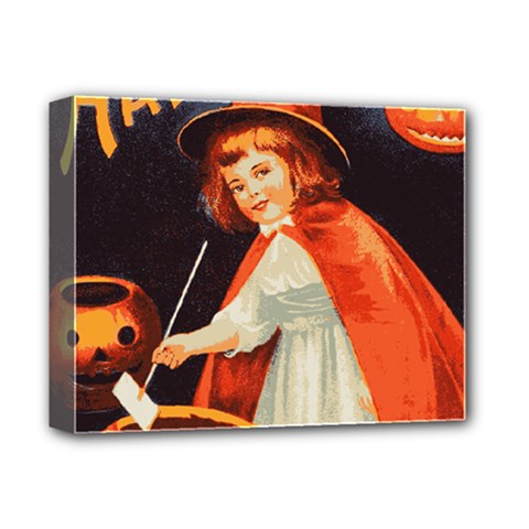 Haloweencard2 Deluxe Canvas 14  X 11  (stretched) by vintage2030