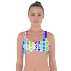 Colorful Stripes                                               Got No Strings Sports Bra by LalyLauraFLM