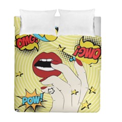 Pop Art   Duvet Cover Double Side (full/ Double Size) by Valentinaart