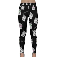 Llama Pattern Classic Yoga Leggings by Valentinaart