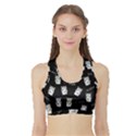 Llama pattern Sports Bra with Border View1