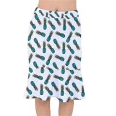 Pinapples Teal Mermaid Skirt by snowwhitegirl