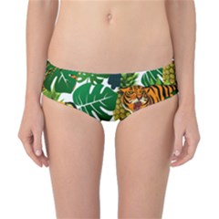 Tropical Pelican Tiger Jungle Classic Bikini Bottoms by snowwhitegirl