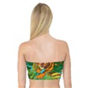 Tropical Pelican Tiger Jungle Blue Bandeau Top View2