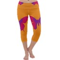 Butterfly Wings Insect Nature Capri Yoga Leggings View1