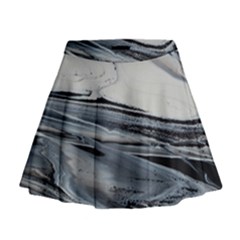 Space Drift Mini Flare Skirt by WILLBIRDWELL