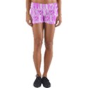 Bright Pink Colored Waikiki Surfboards  Yoga Shorts View1