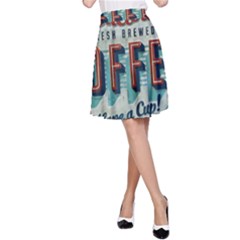 Delicious Coffee A-line Skirt by snowwhitegirl