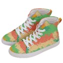 Spots in retro colors                                     Men s Hi-Top Skate Sneakers View2